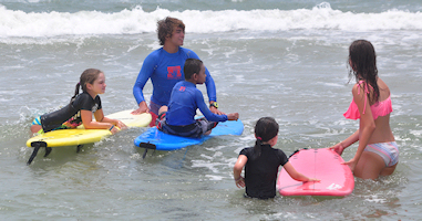 Texas Surf Camp - Bob Hall Pier - July 17, 2014